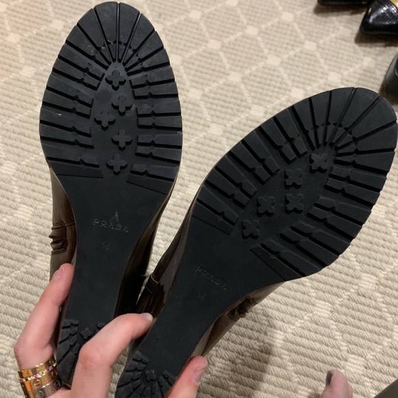 Prada Wedge Ankle Boots - Picture 6 of 7